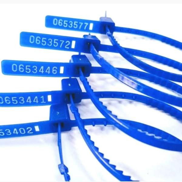 Lacre Para Malote 38,0cm Azul MP com 100